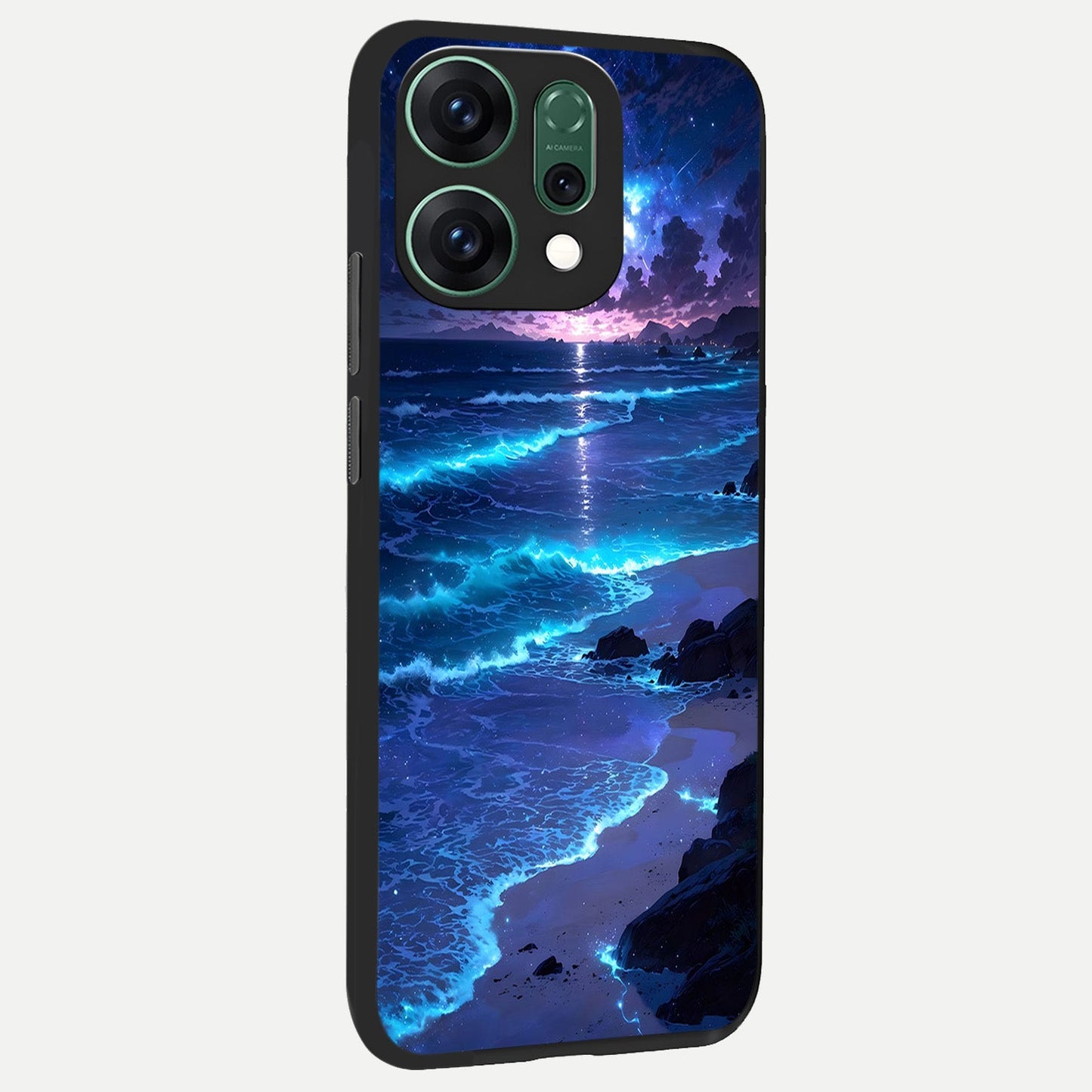 Classic Damn Look back cover For Oppo Reno 14 slim fit glass case with vibrant aesthetic design