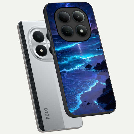 Classic Damn Look phone case For Poco M8 Pro showing premium glass back cover with detailed artwork