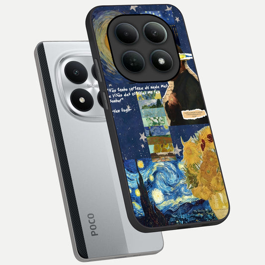 Starry Dream Vision phone case For Poco M8 Pro showing premium glass back cover with detailed artwork