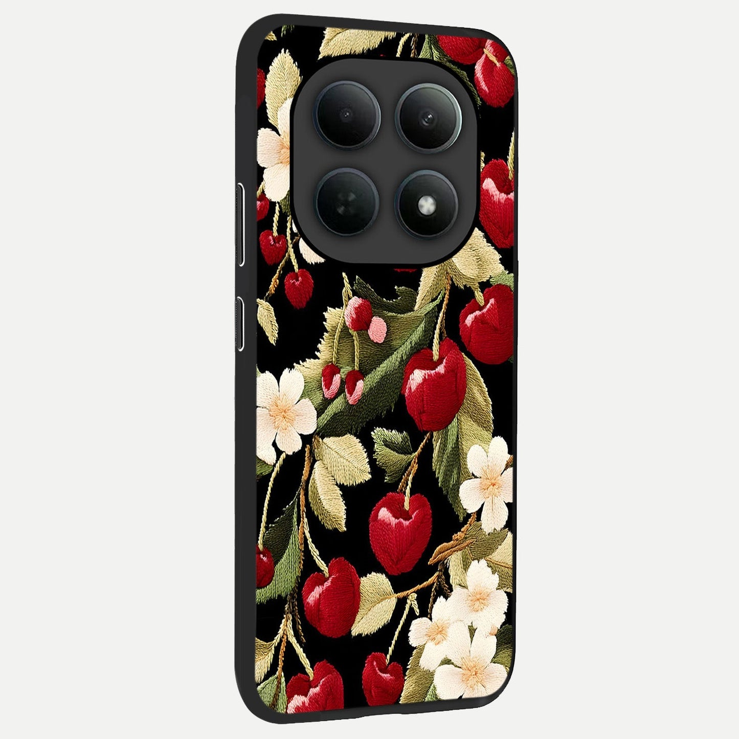 Blooming Spendor Bird back cover For Poco M8 Pro slim fit glass case with vibrant aesthetic design
