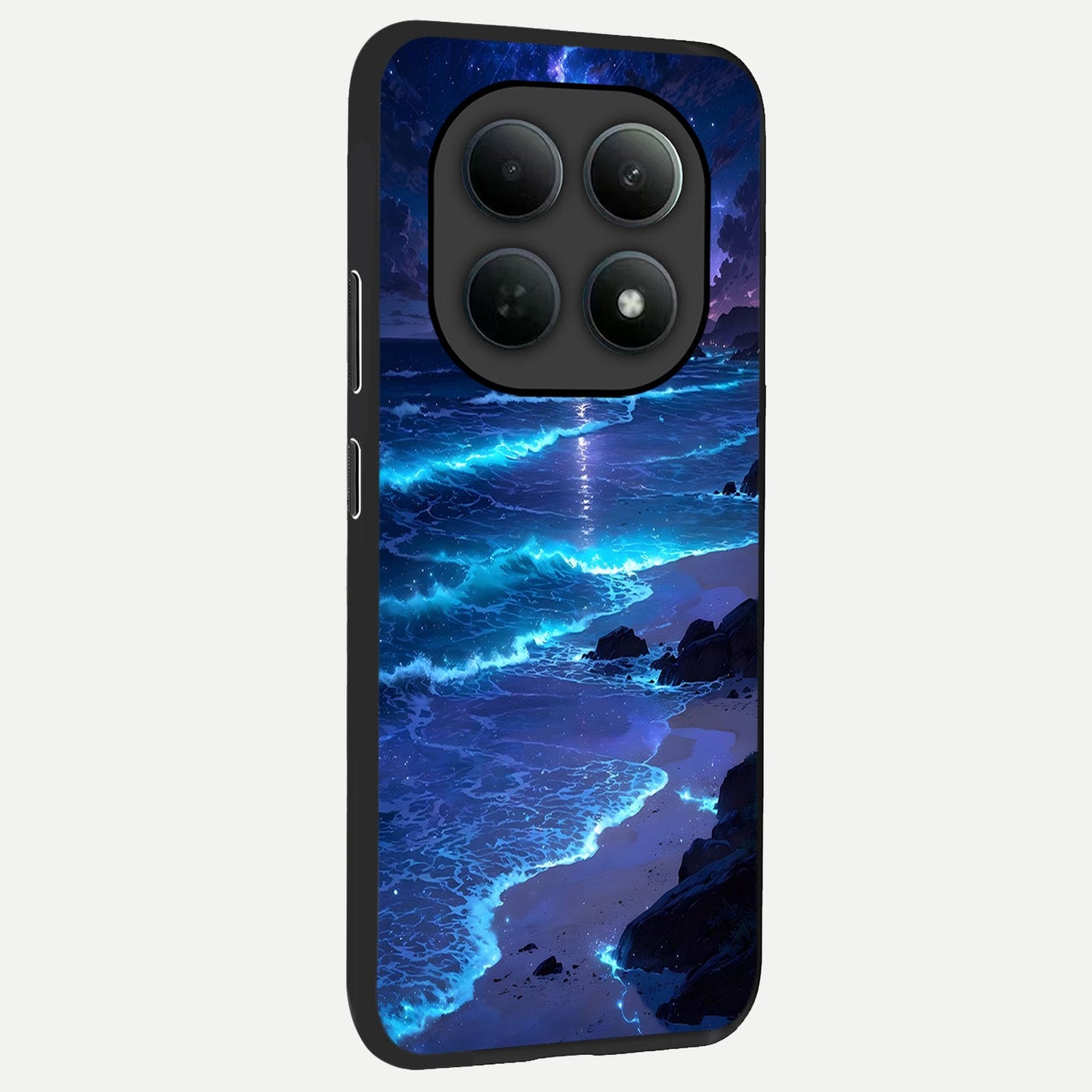 Classic Damn Look back cover For Poco M8 Pro slim fit glass case with vibrant aesthetic design