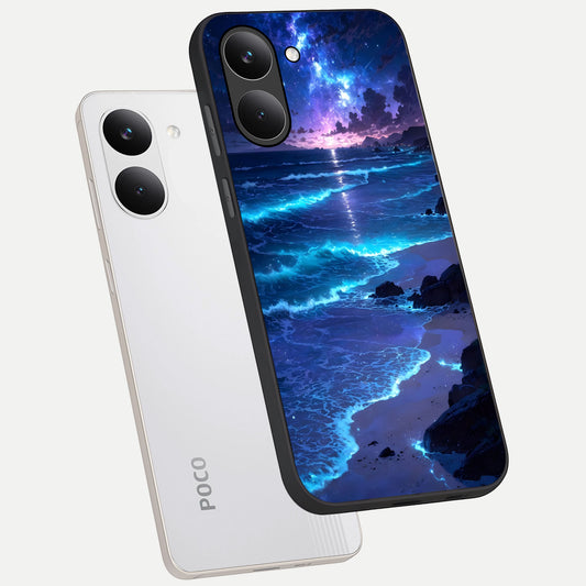 Classic Damn Look phone case For Poco X8 Pro showing premium glass back cover with detailed artwork
