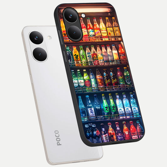 Colorfull Tree phone case For Poco X8 Pro showing premium glass back cover with detailed artwork