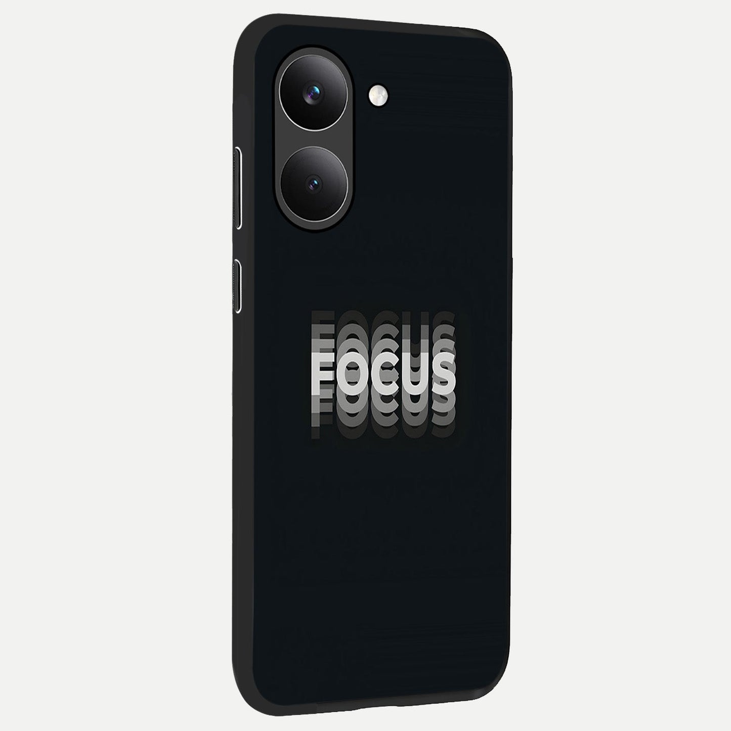 Mono Focus Vision back cover For Poco X8 Pro slim fit glass case with vibrant aesthetic design