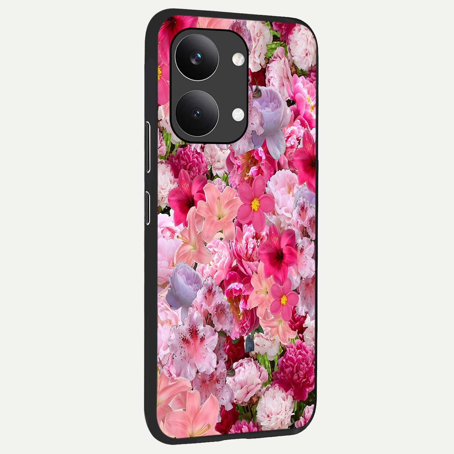 Bloom Crush Fantasy back cover For Poco X8 Pro Max slim fit glass case with vibrant aesthetic design