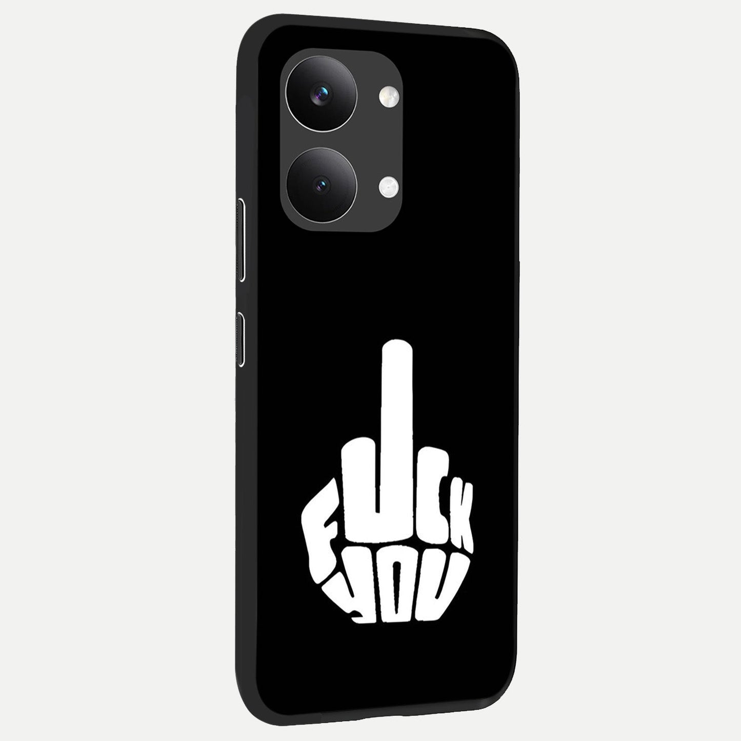 Rebel Mode On back cover For Poco X8 Pro Max slim fit glass case with vibrant aesthetic design