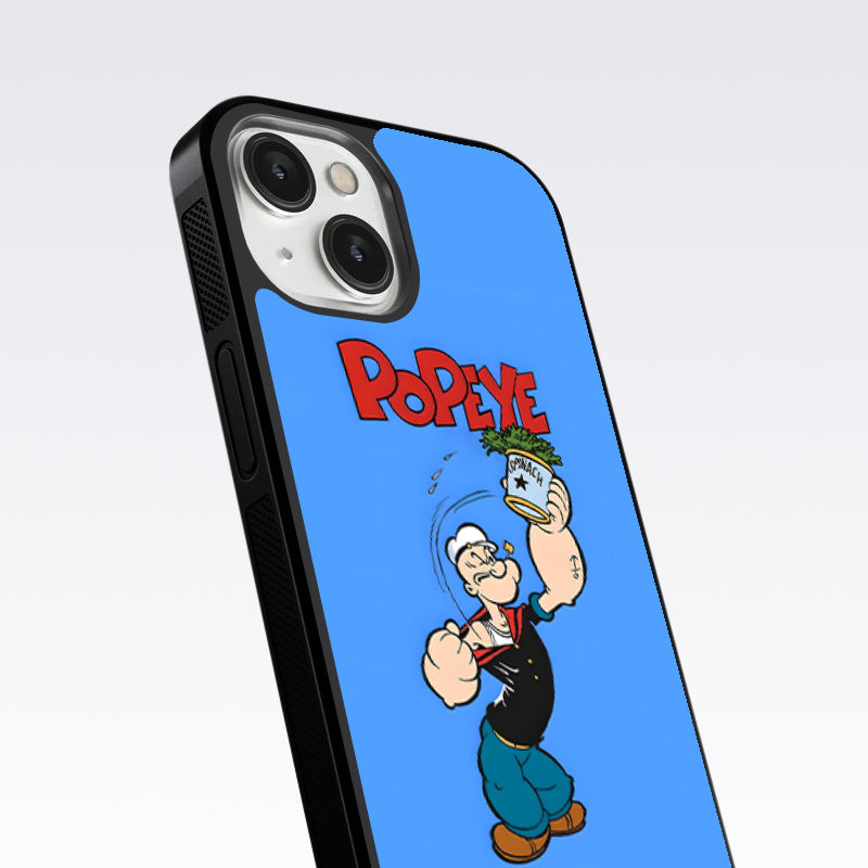 Popey In Blue glass Case For Nothing Phone 1