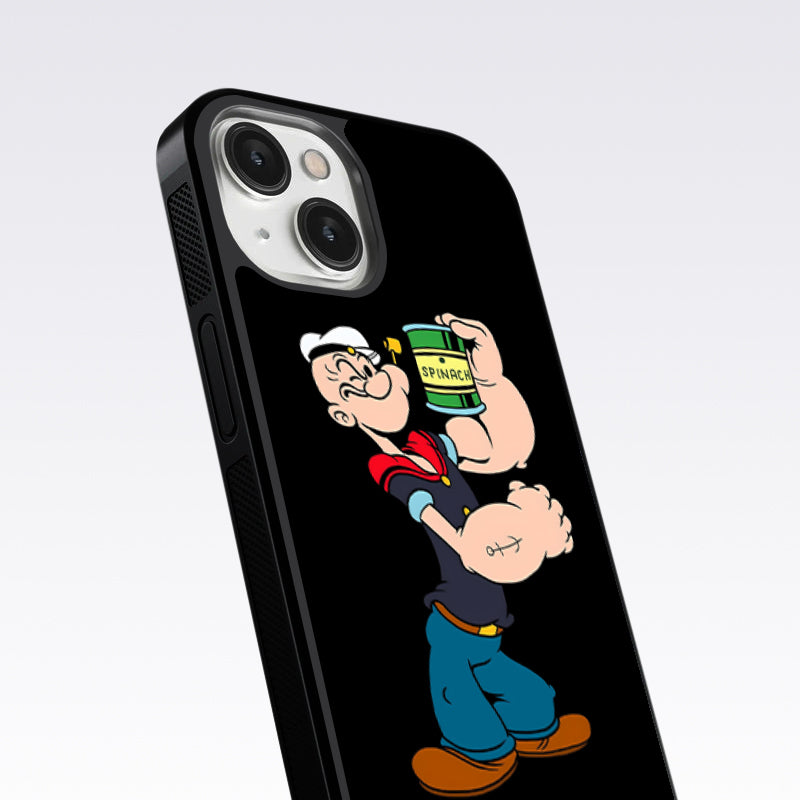 Popeye Spinach glass Case For Nothing Phone 1