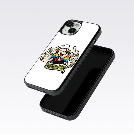 Popeye Weed Glass Case For OnePlus 12R
