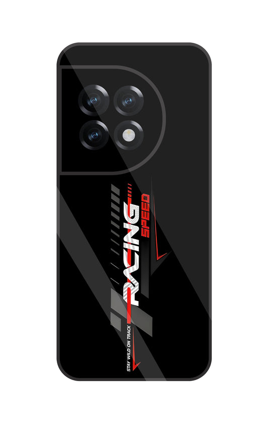 Racing Speed Glass Case For OnePlus 11R