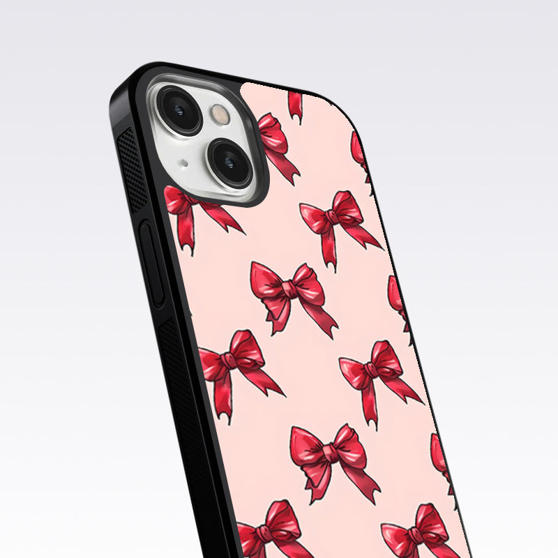 Red Ribbon Glass Case For OnePlus 11R