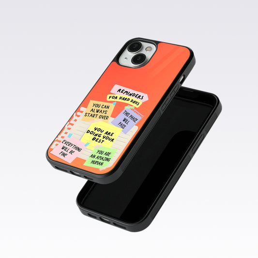Reminders For Hard Days Glass Case For OnePlus 12R