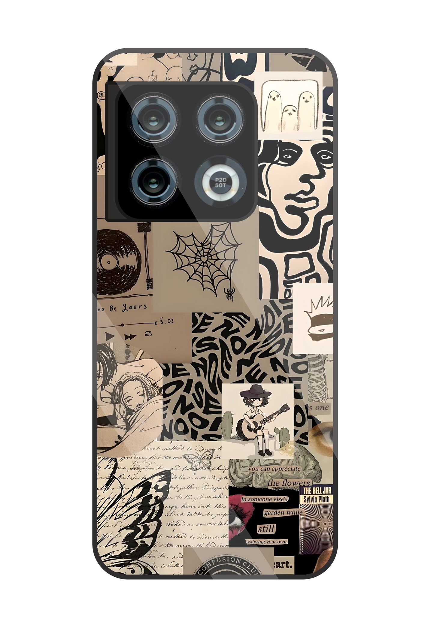 Romantic Lover Glass Case For OnePlus 10 Pro