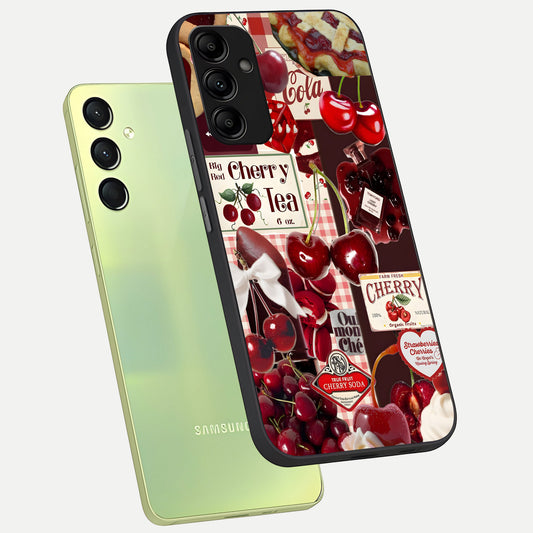 Blossom Moonlight Sky Glass Case displayed upright for celestial floral visibility and premium finish.