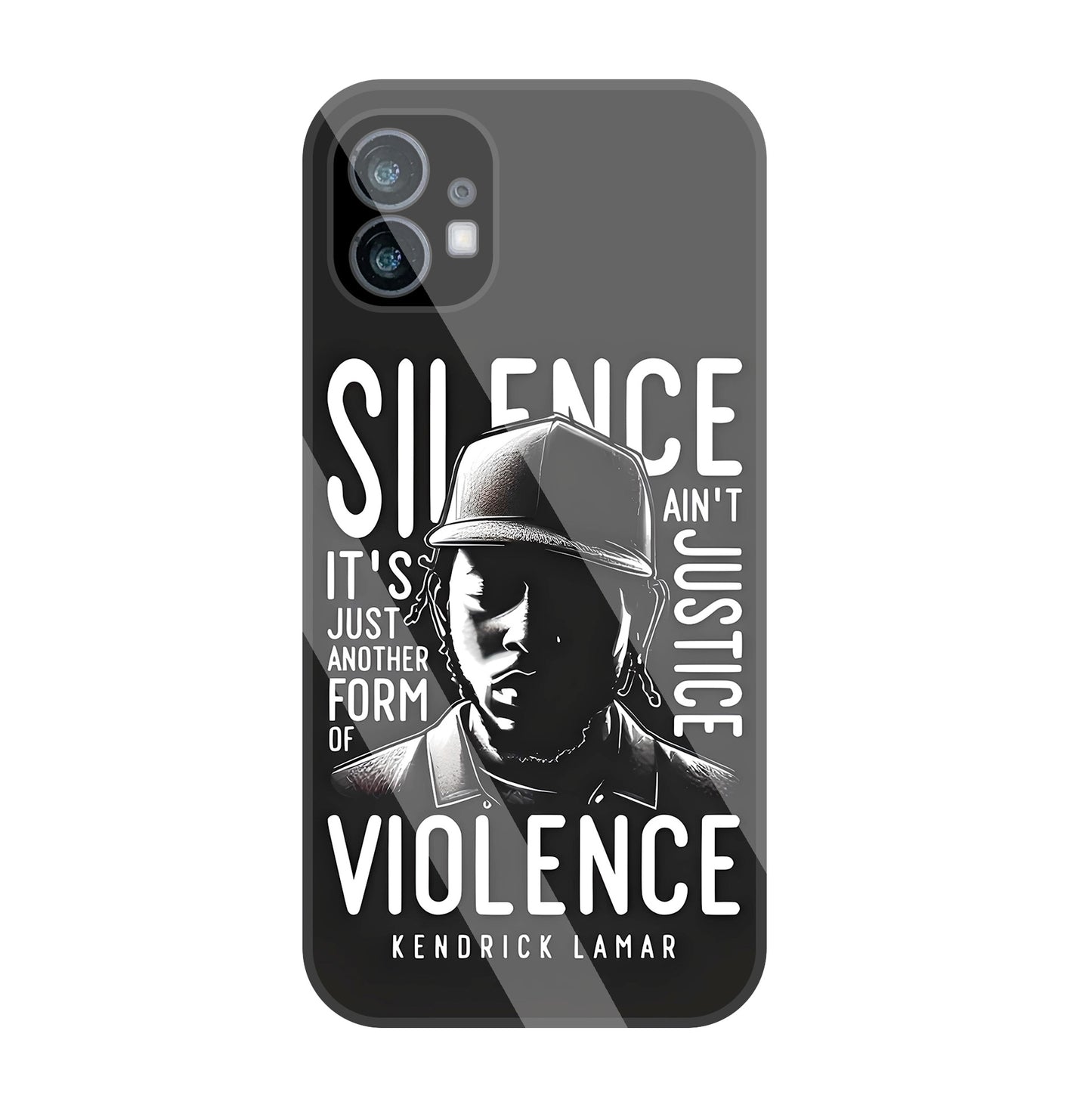 Silence  Glass Case For Nothing Phone 1