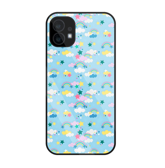 Small Rainbows Glass Case For Nothing Phone 1
