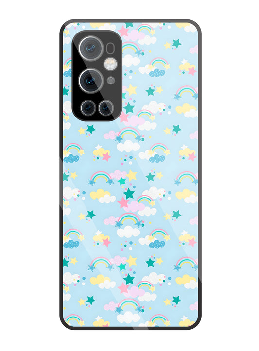 Small Rainbows Glass Case For OnePlus 9 Pro