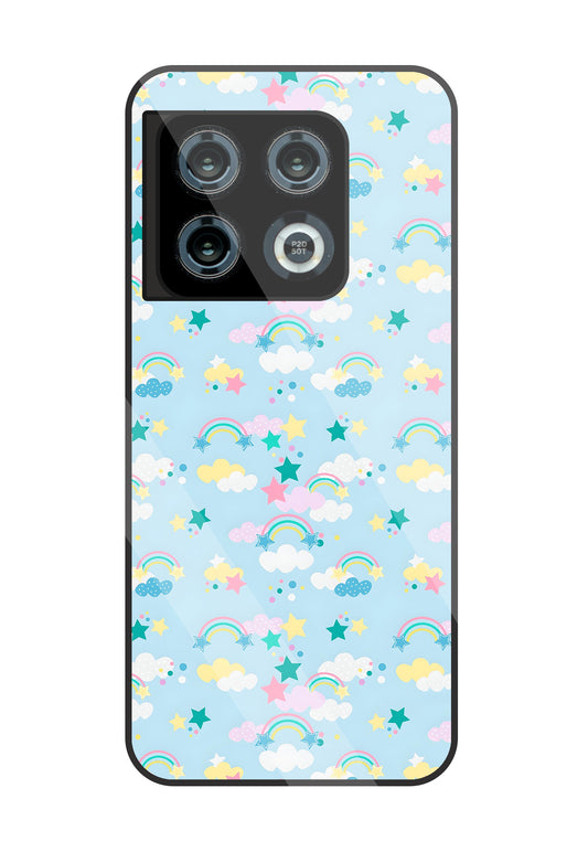 Small Rainbows Glass Case For OnePlus 10 Pro