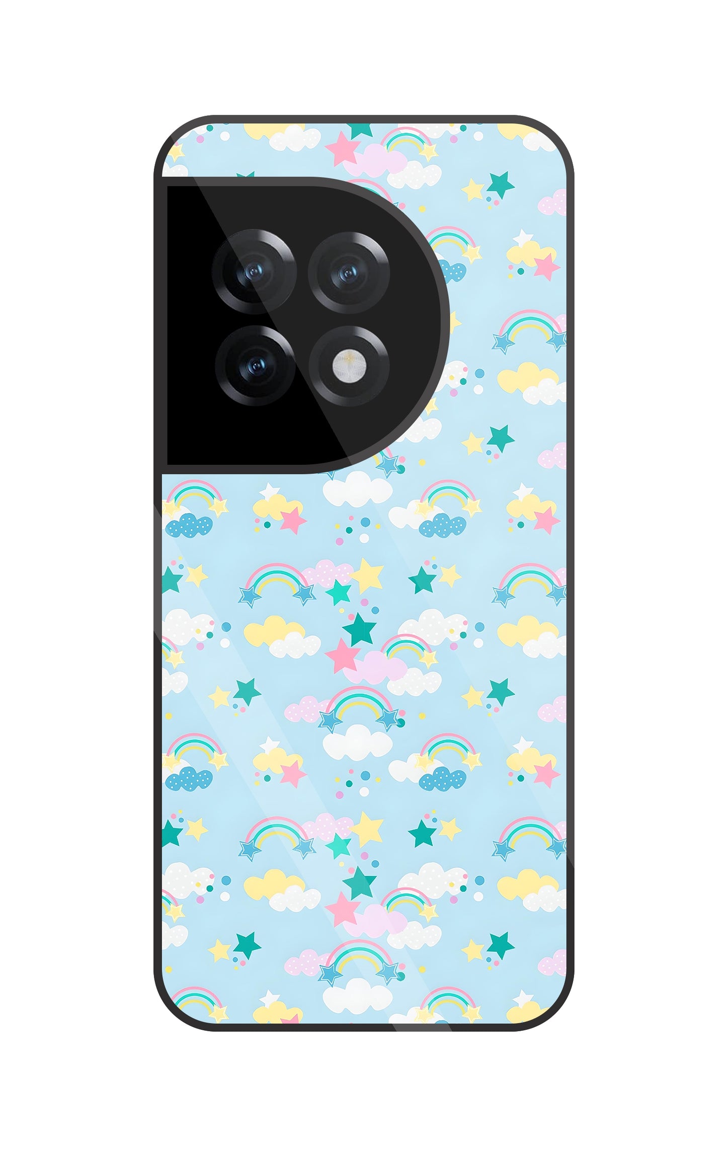 Small Rainbows Glass Case For OnePlus 11R