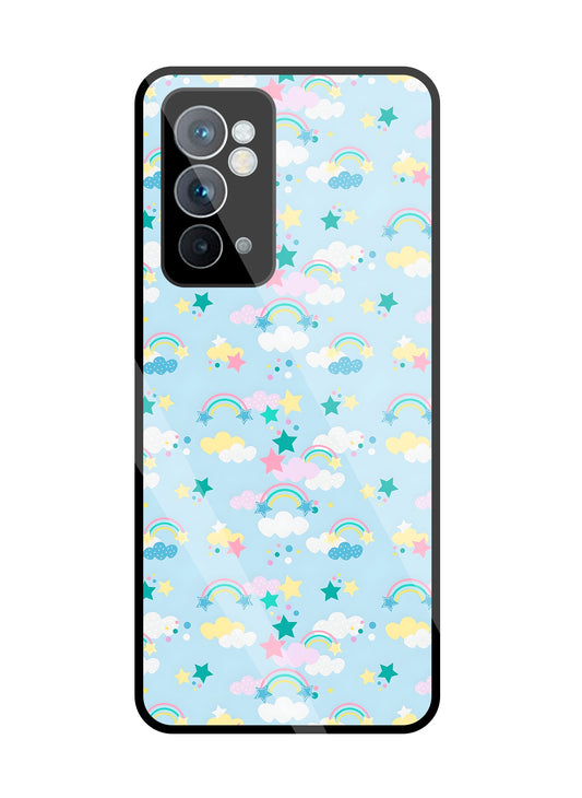 Small Rainbows Glass Case For OnePlus 9RT