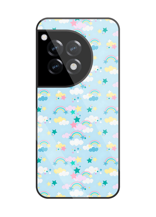 Small Rainbows Glass Case For OnePlus 12R