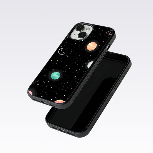 Space Galaxy Glass Case For OnePlus 12R