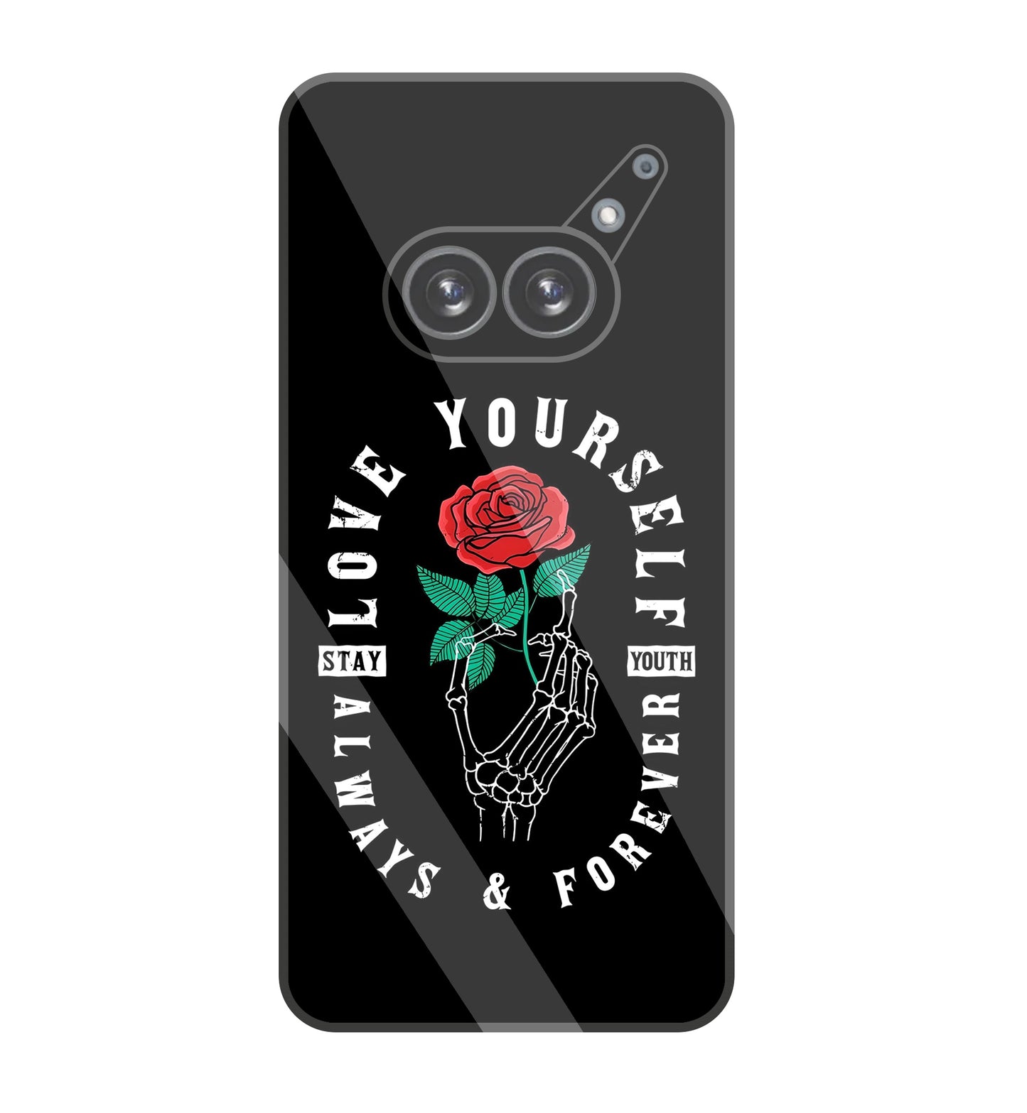 Stay Youth Love Glass Case For Nothing Phone 2A