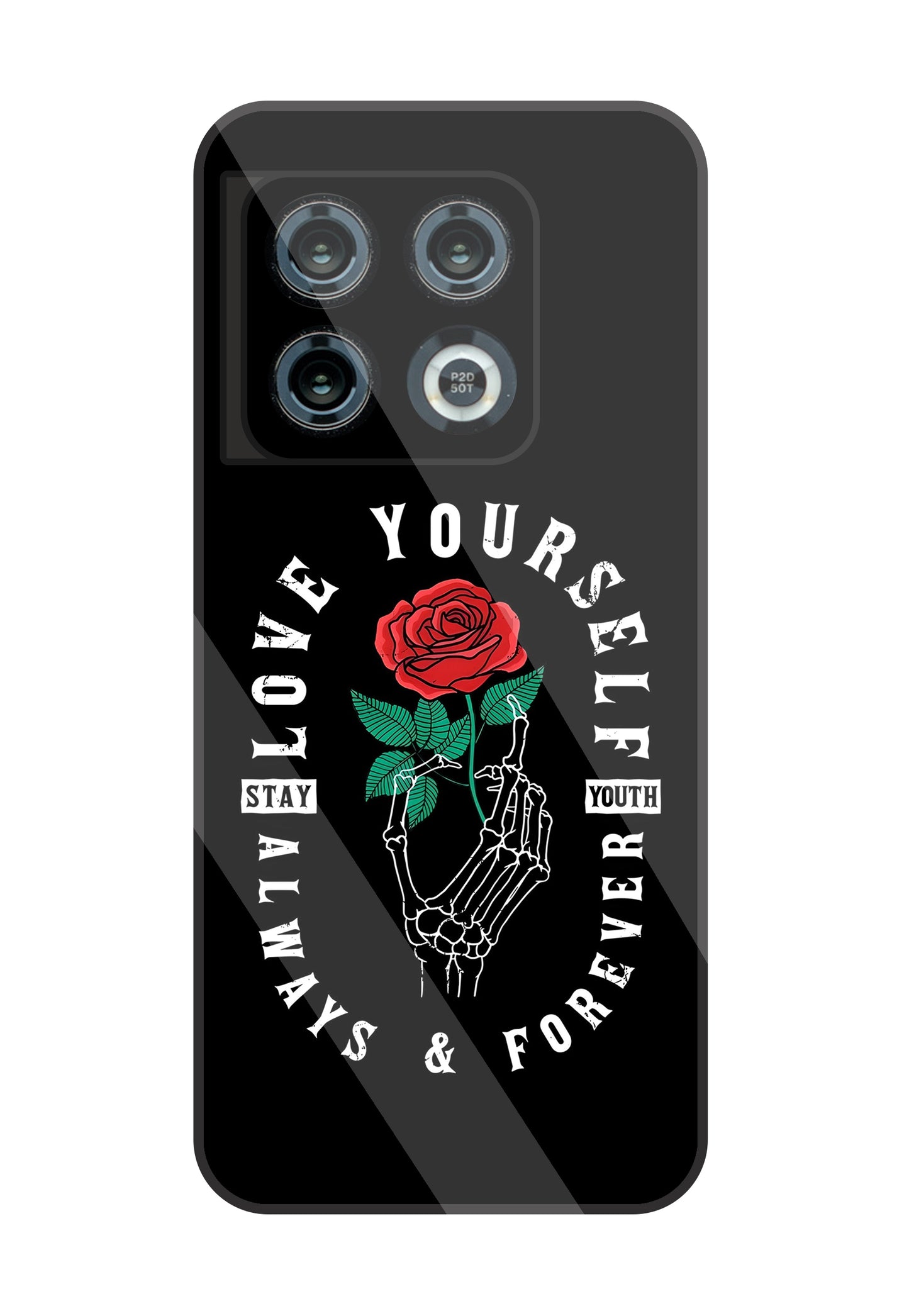 Stay Youth Love Glass Case For OnePlus 10 Pro