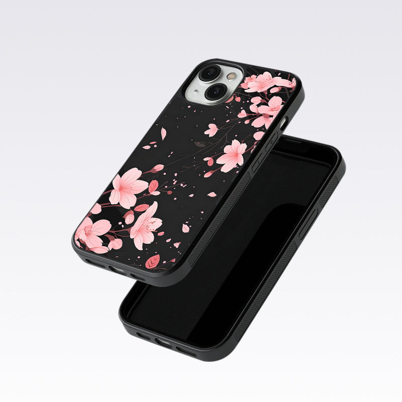 Summer Flowers Glass Case For Oneplus 9