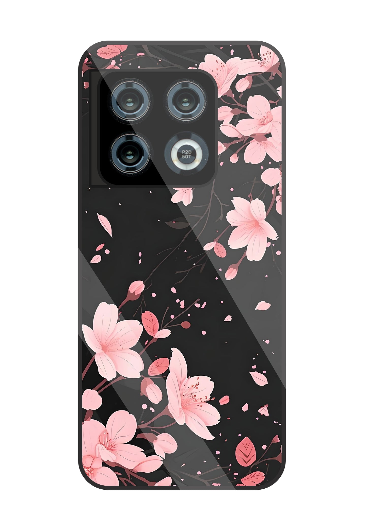 Summer Flowers Glass Case For OnePlus 10 Pro