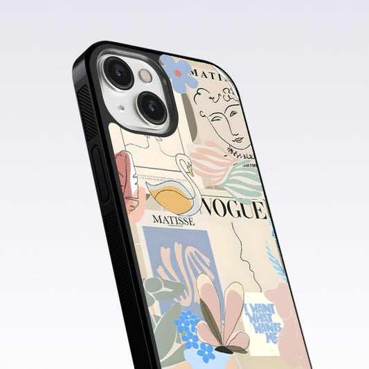 The Kiss Art Glass Case For Nothing Phone 2A