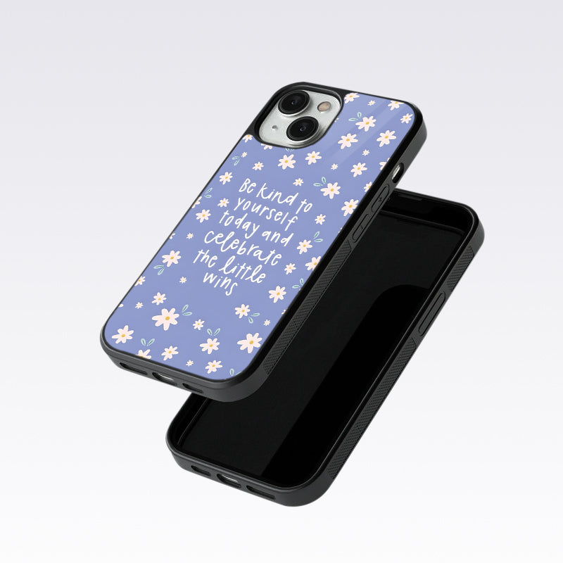 The Little Wine Flower Glass Case For Oneplus 9