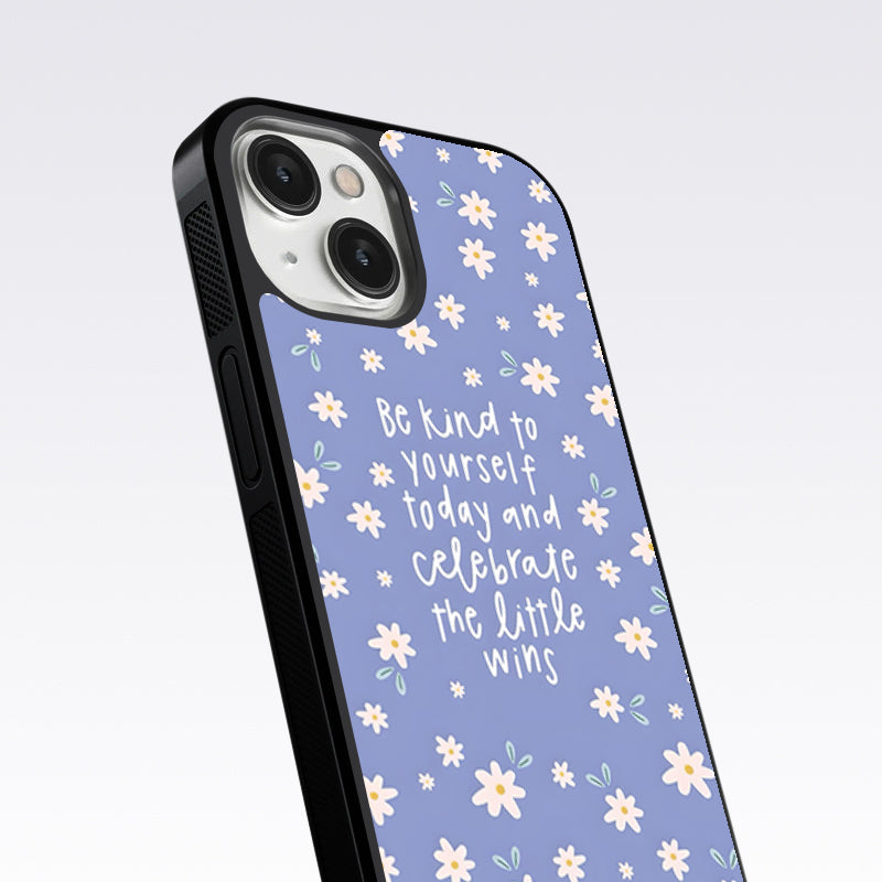 The Little Wine Flower Glass Case For Oneplus 9