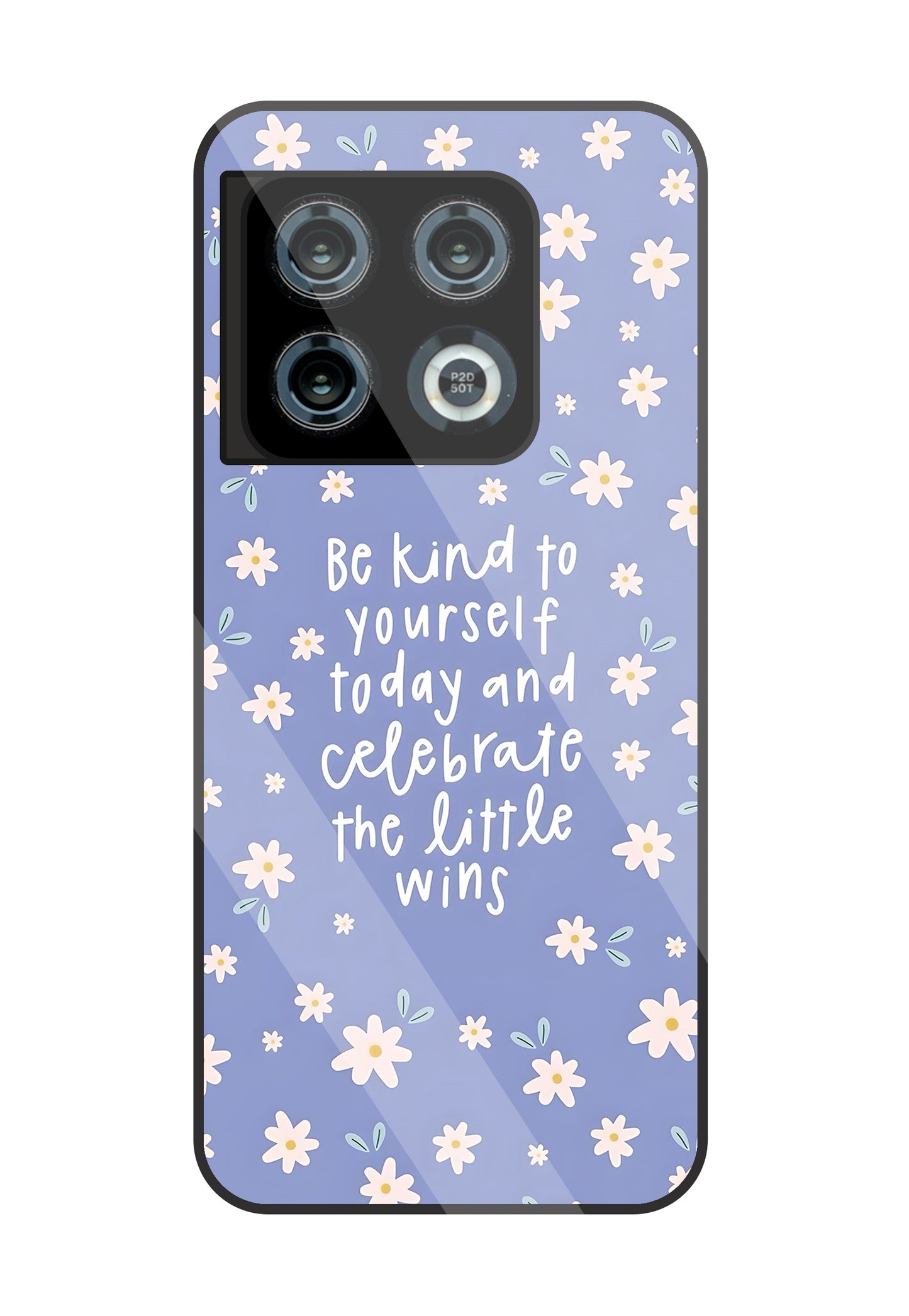The Little Wine Flower Glass Case For OnePlus 10 Pro