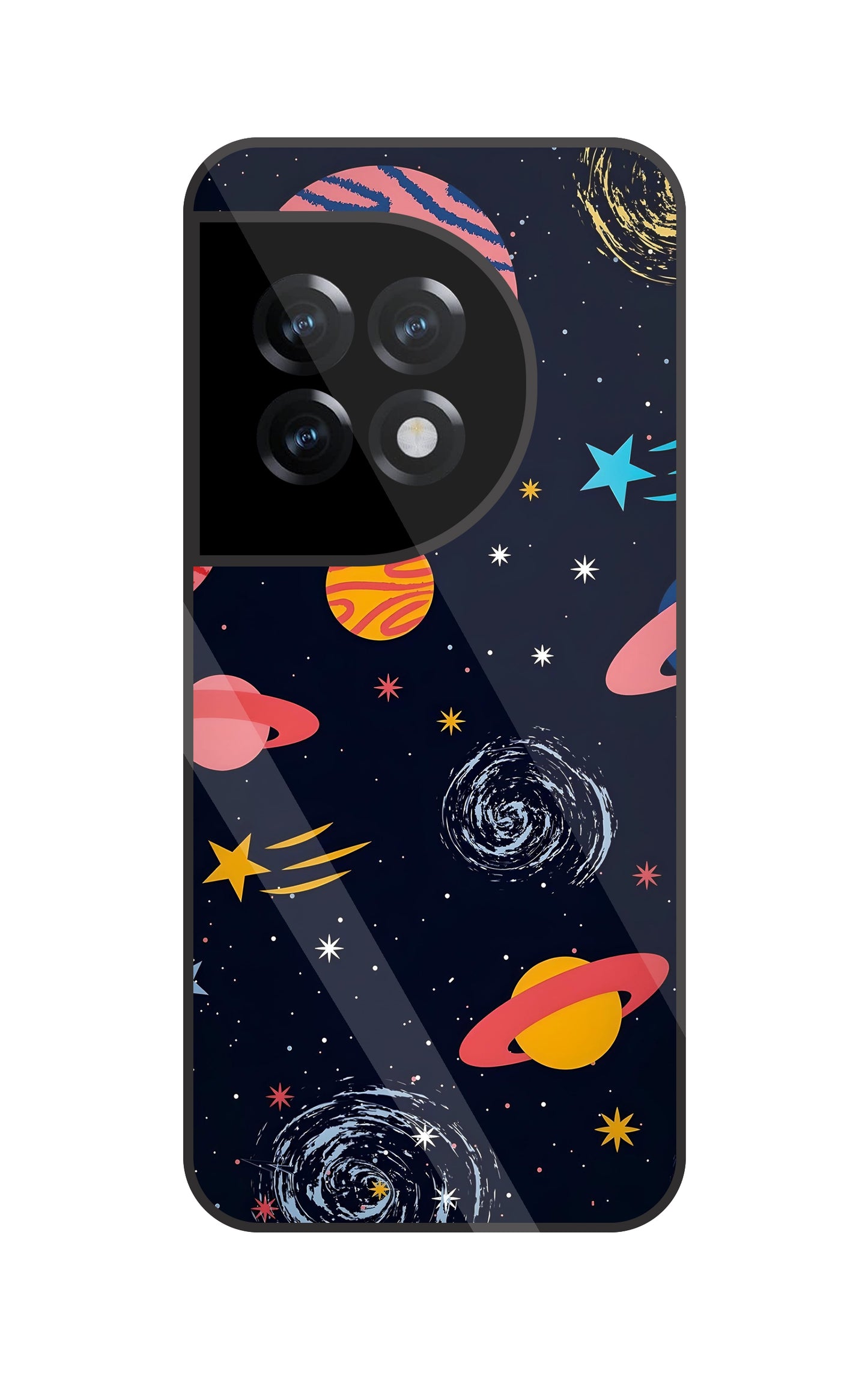 Universe In Space Glass Case For Oneplus 11R