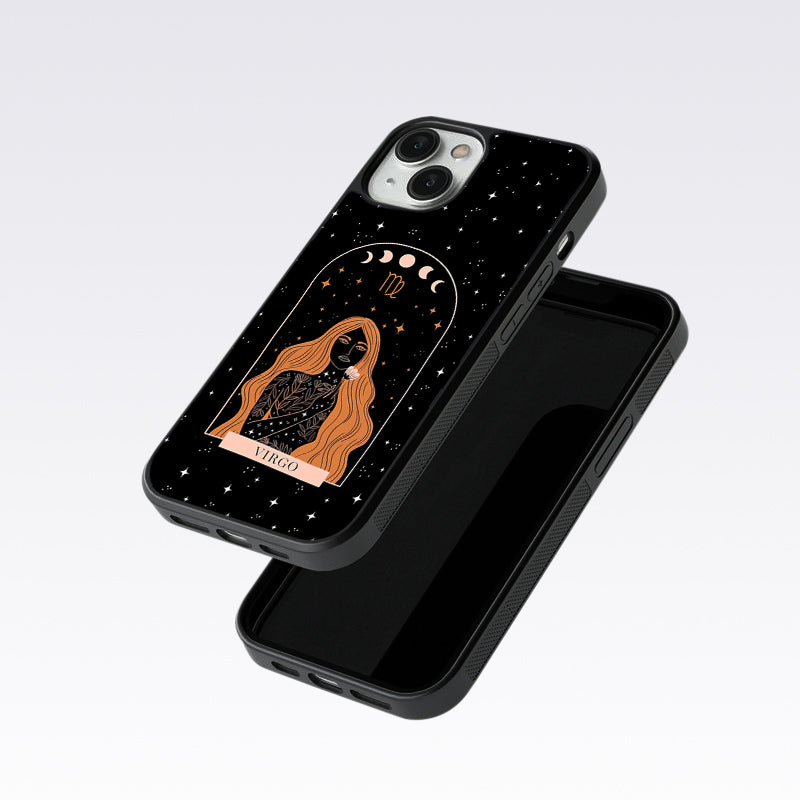 Virgo Black Glass Case For Oneplus 12R