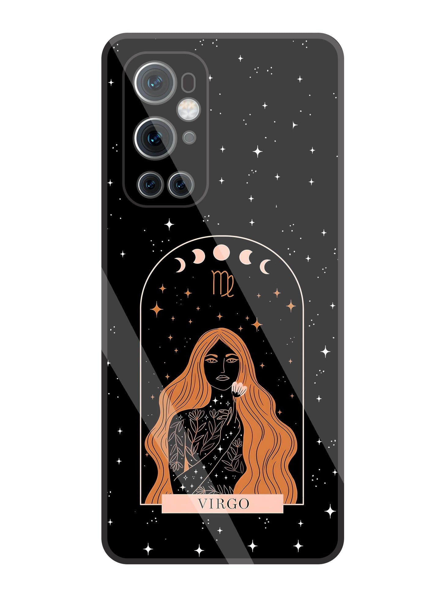 Virgo Black Glass Case For Oneplus 9 Pro