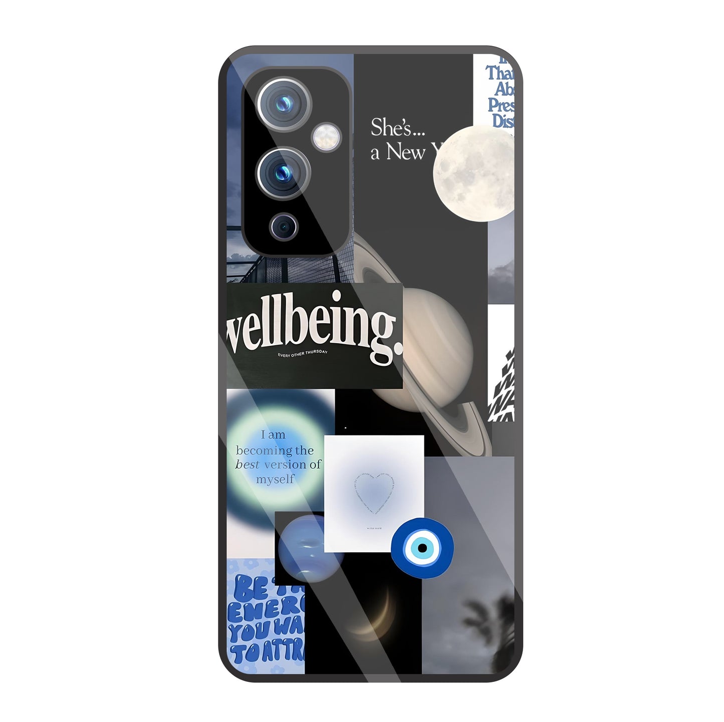 WellBeing Glass Case For Oneplus 9