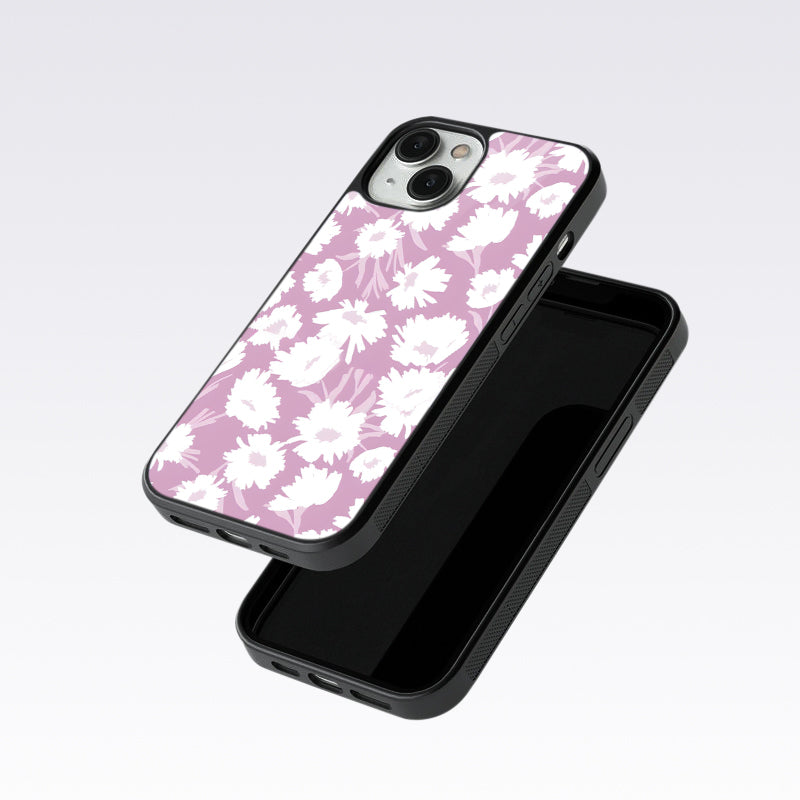 White Sunflower Glass Case For OnePlus 12R