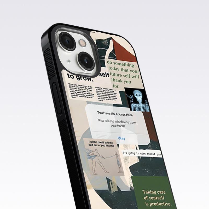 Yourself To Grow Glass Case For OnePlus 9