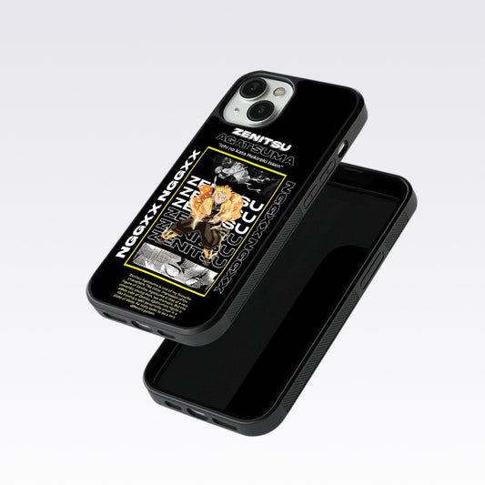 Zenitsu Anime Glass Case For OnePlus 12R