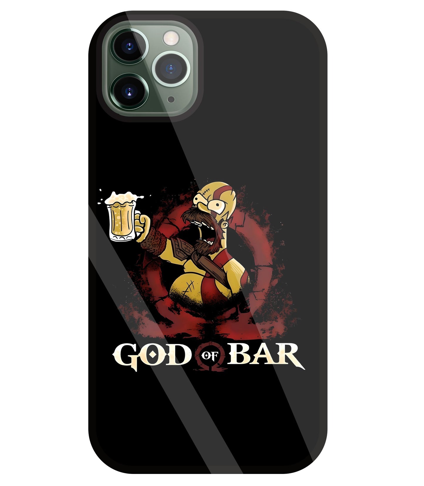 God Of Bar Glass Case For Apple iPhone 11 Pro Max