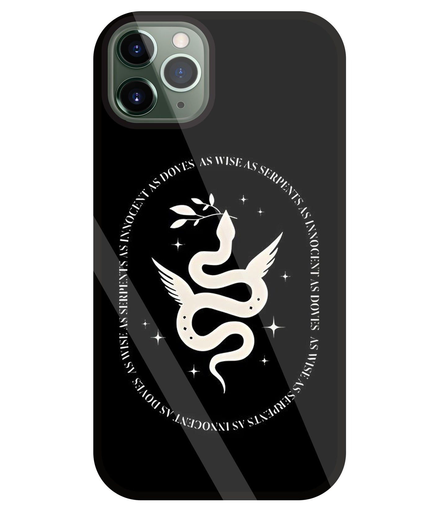 Snakestress Glass Case For Apple iPhone 11 Pro Max