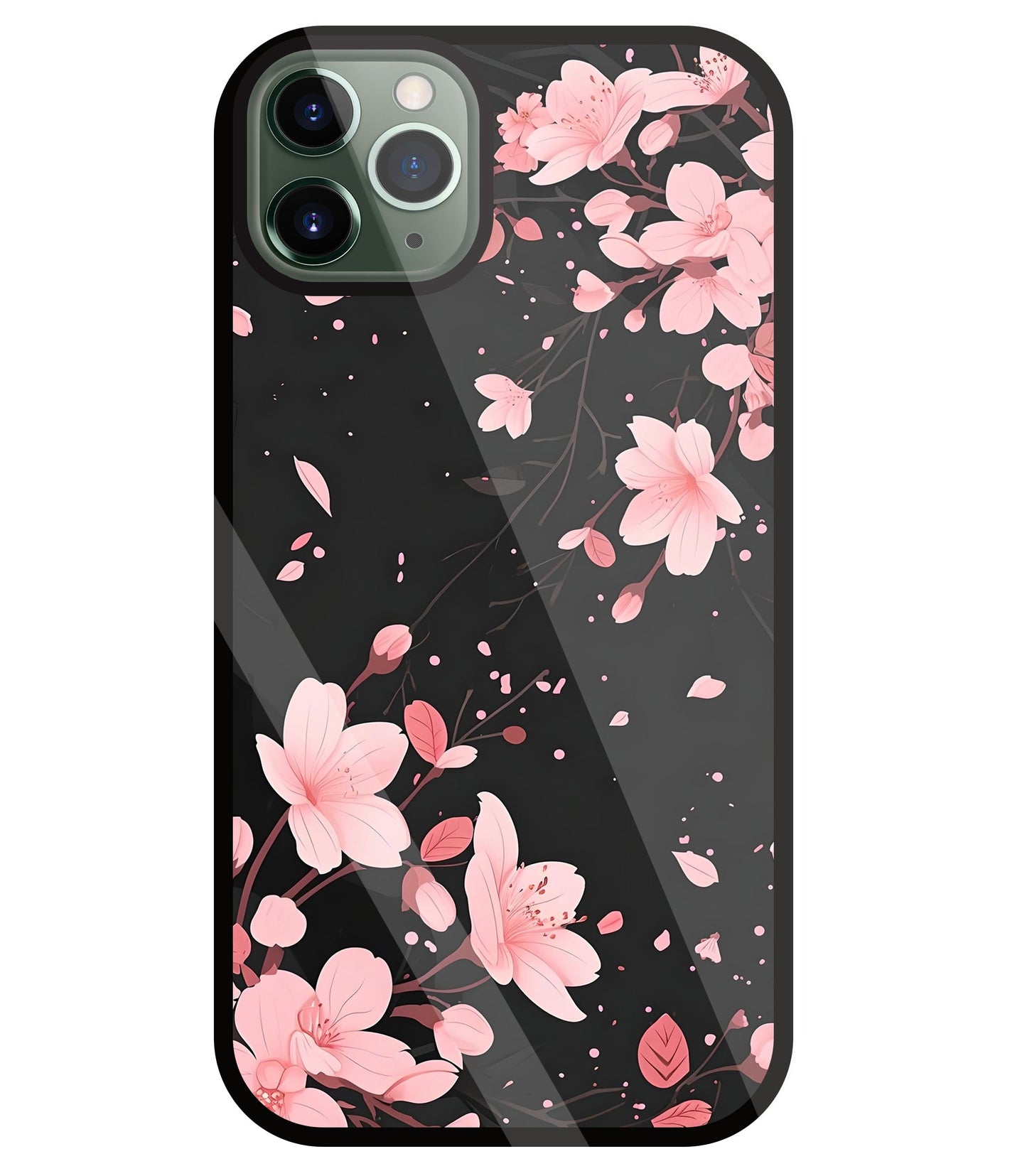 Summer Flowers Glass Case For Apple iPhone 11 Pro Max