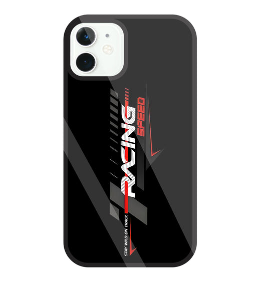 Racing Speed Glass Case For Apple iPhone 11