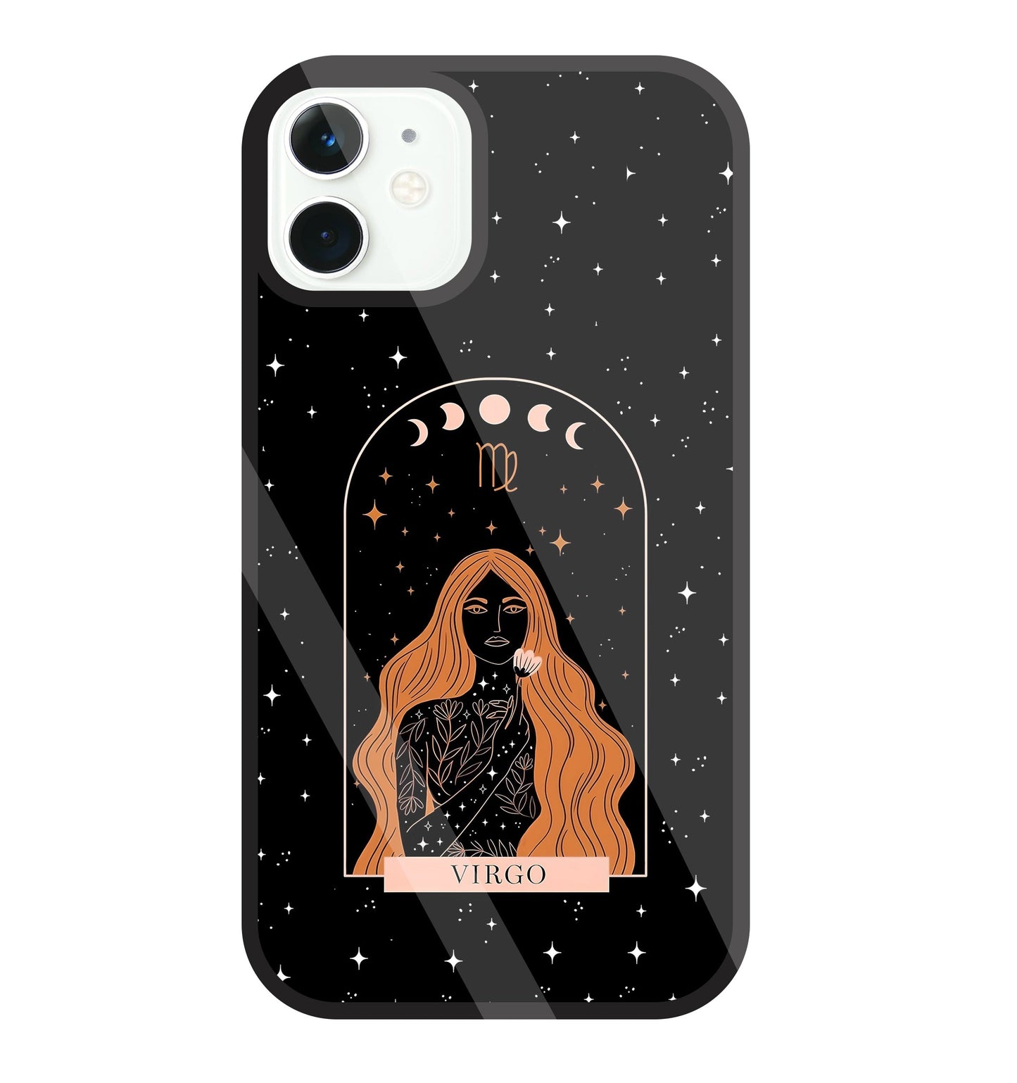 Virgo Black Glass Case For Apple iPhone 11