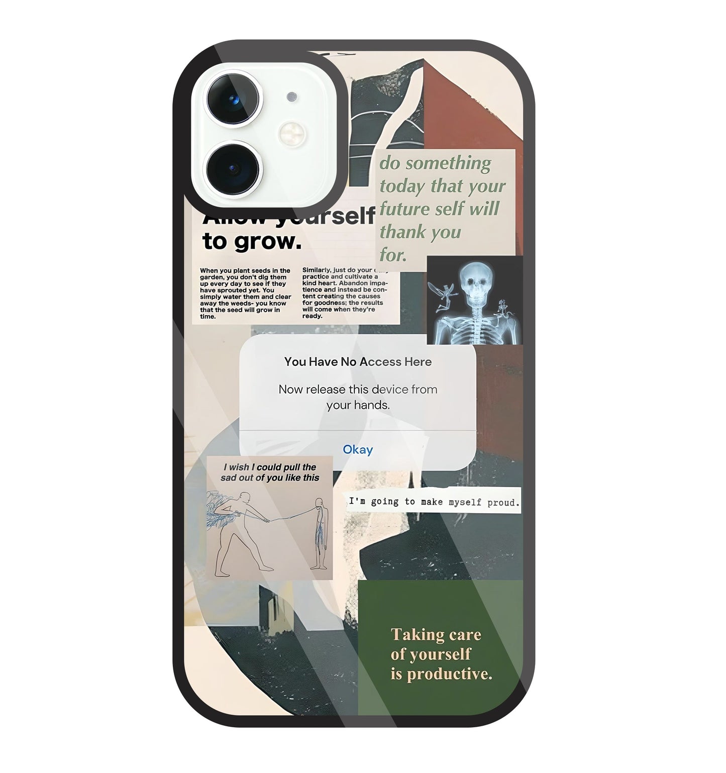 Yourself To Grow Glass Case For Apple iPhone 11