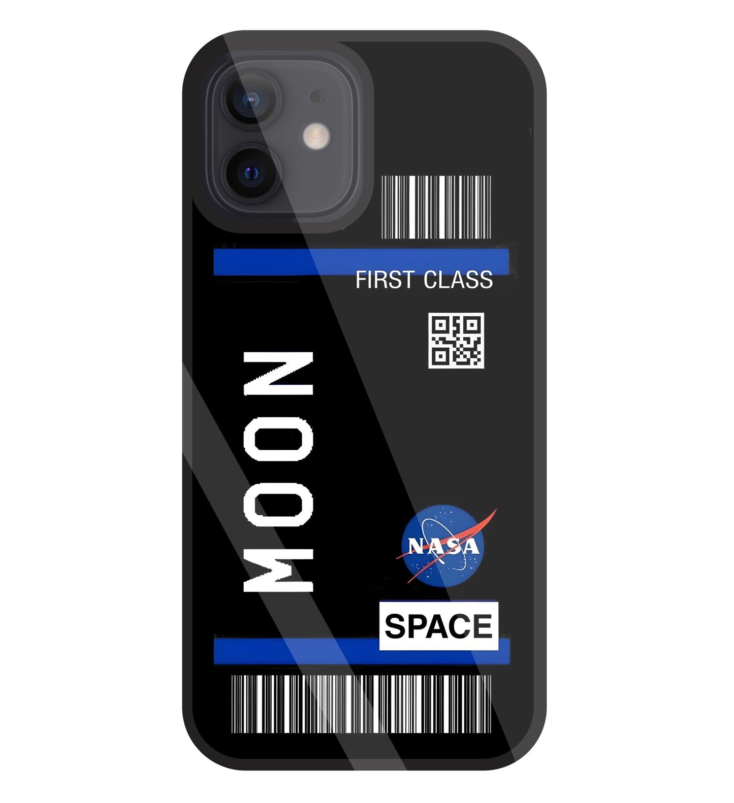 First Class Nasa Glass Case For Apple iPhone 12