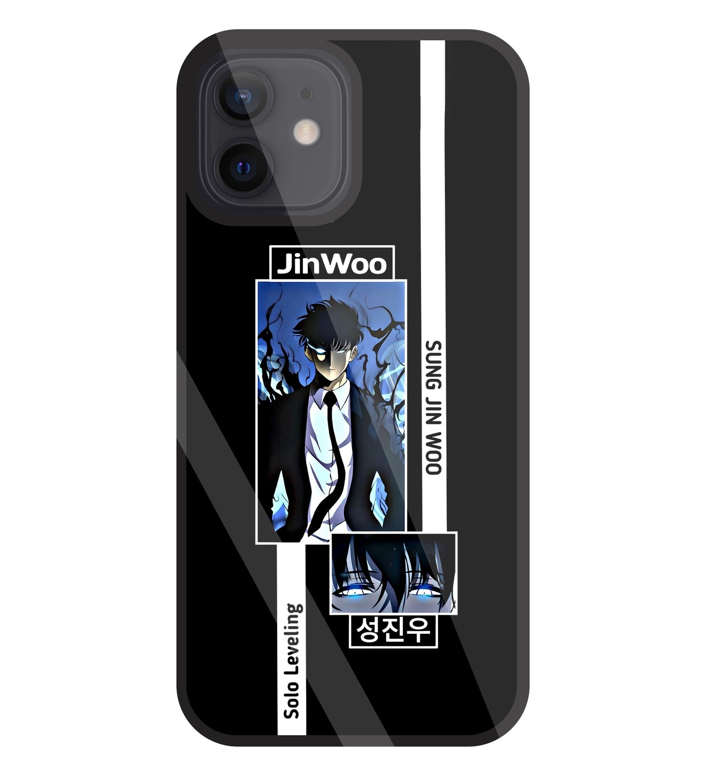 Jin Woo Sung Anime Glass Case For Apple iPhone 12