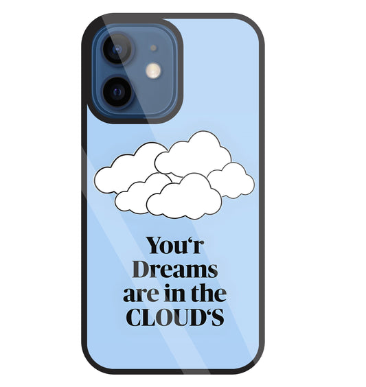 Dreams In The Cloud's Glass Case For Apple iPhone 12 Mini